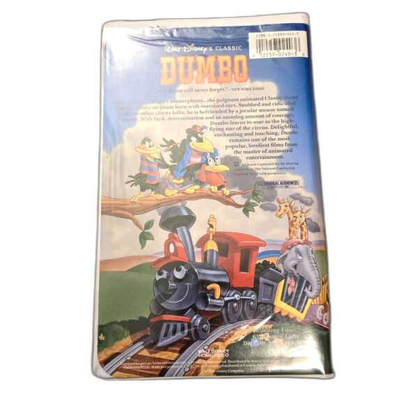 Dumbo VHS Disney Black Diamond Collection - Picture 2 of 6